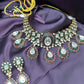 Royal Polki Kundan Necklace with Ruby & Emerald Enamel Work