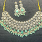 Royal Mint Green Kundan Choker Set
