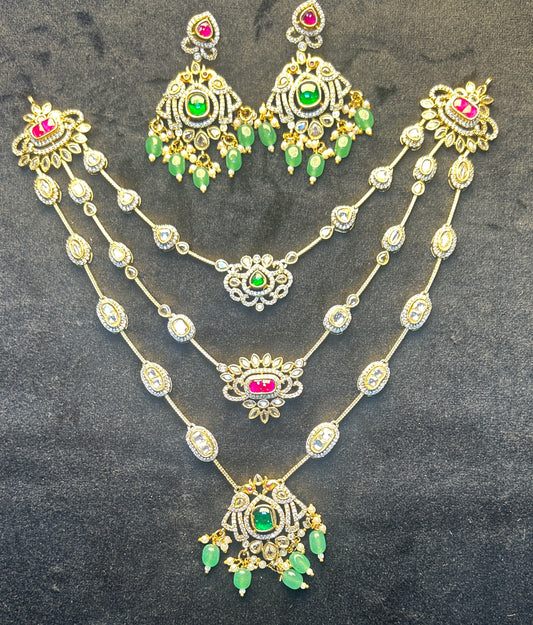 Rajwada Heritage Layered Haar Set