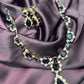 Royal Sapphire Blue Necklace Set