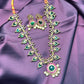 Emerald Blossom Traditional Necklace Set