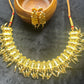 Traditional Rajwadi Golden Necklace Set