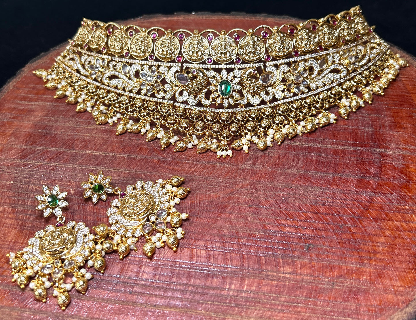 Antique Lakshmi Coin Choker Set