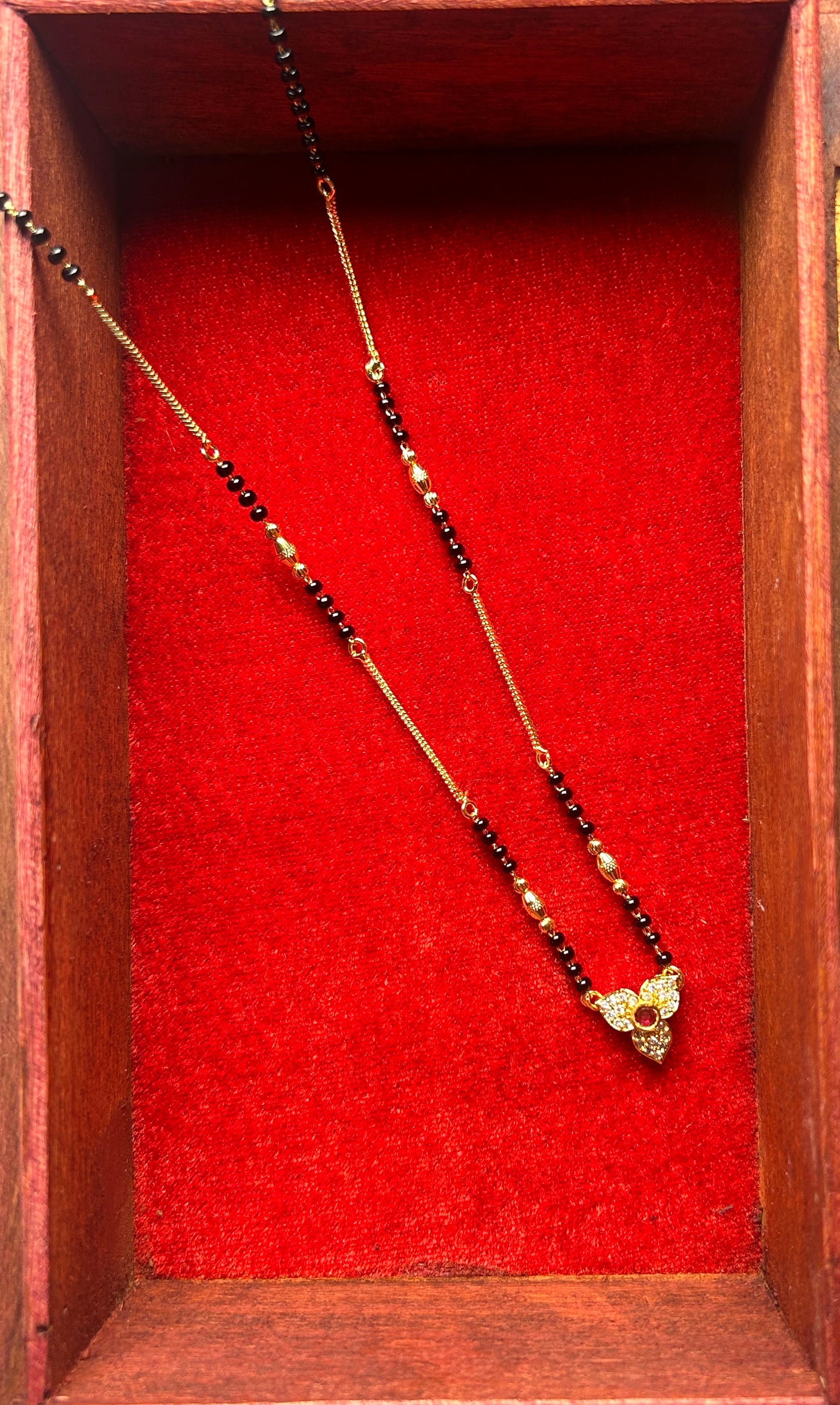 18-Inch Mangalsutra with Kundan Pendant