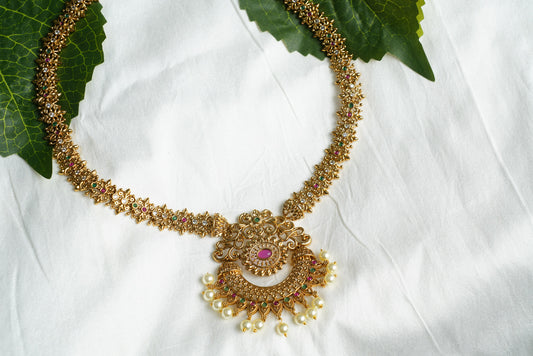 Temple long necklace