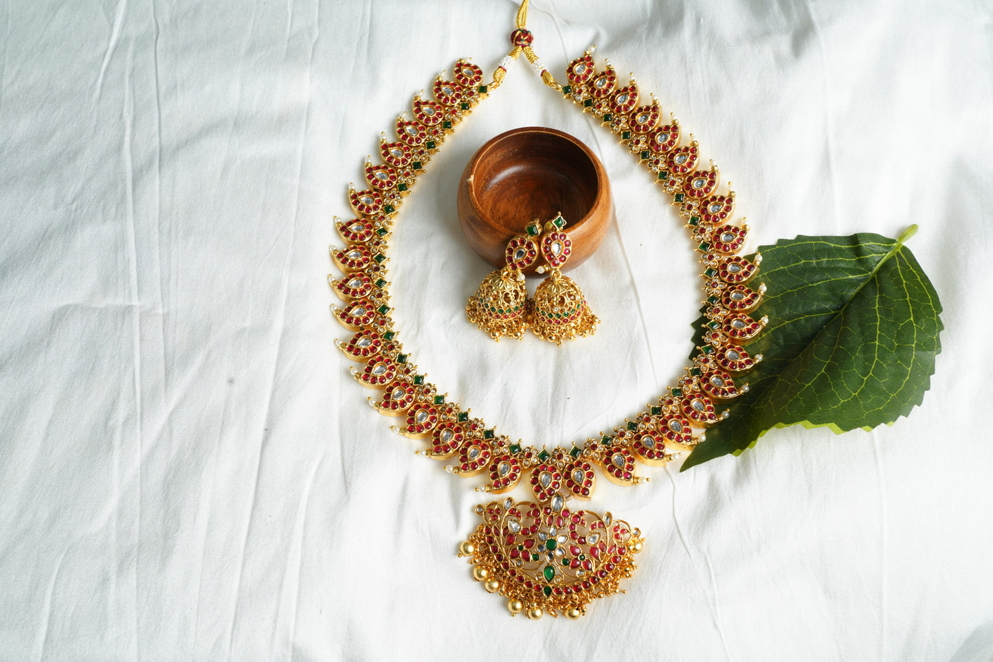 Temple long necklace