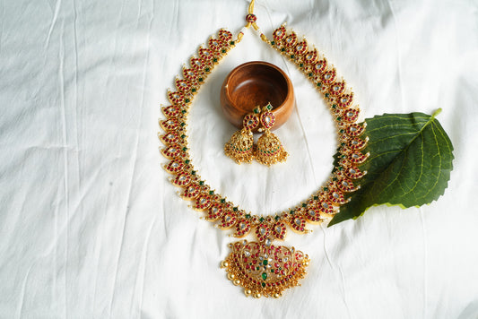Temple long necklace