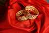 kada bangles in pastel color