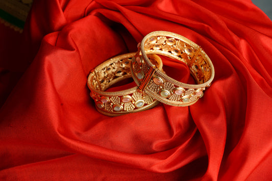 kada bangles in pastel color