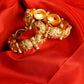 Pink stone bangles kada