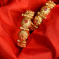 Pink stone bangles kada