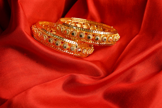 Golden kada bangles