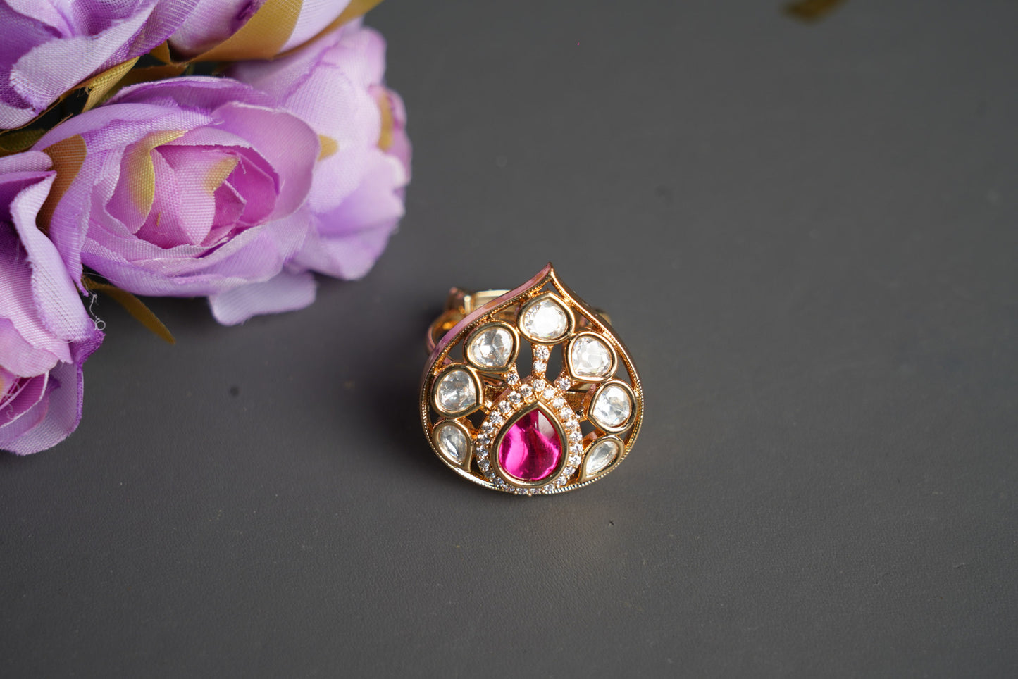kundan ring