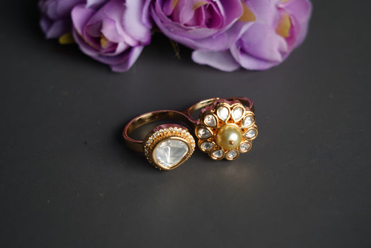 Kundan  Ring