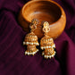 Gold Jhumka beautiful danglings