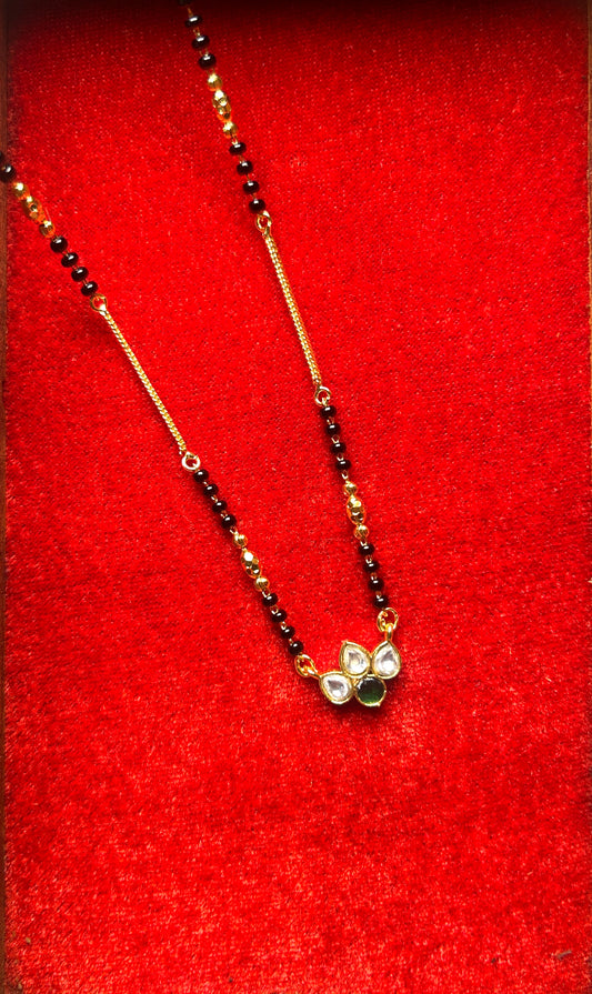 18-Inch Mangalsutra with Kundan Pendant