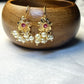 Floral Pearl Bugdi Earrings