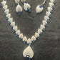 Blue Royale CZ Necklace Set