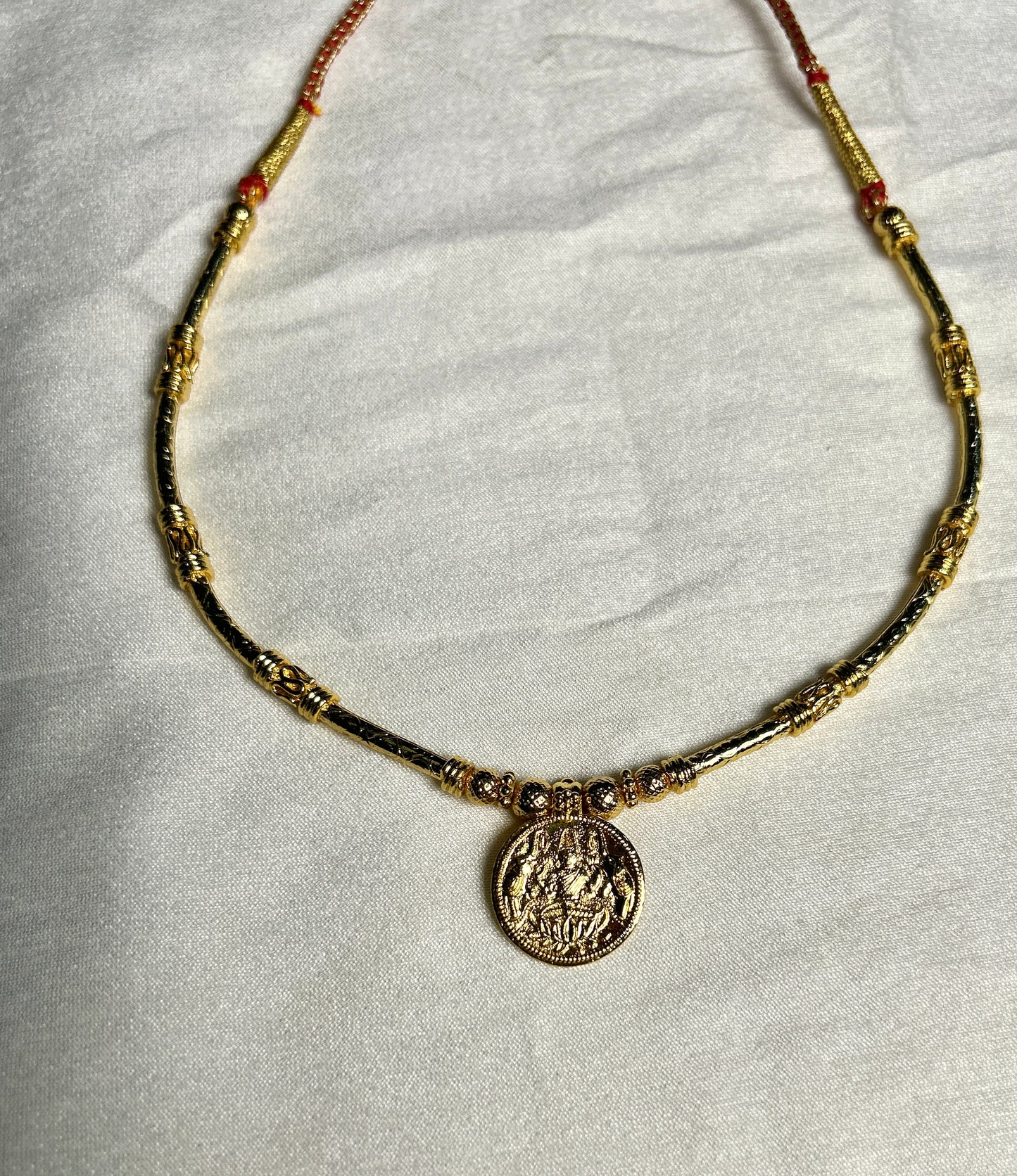 Traditional Lakshmi Coin – 1 Gram Gold Plated