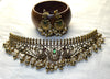 Antique Peacock Choker Set – With Pearl & Kemp Detailing