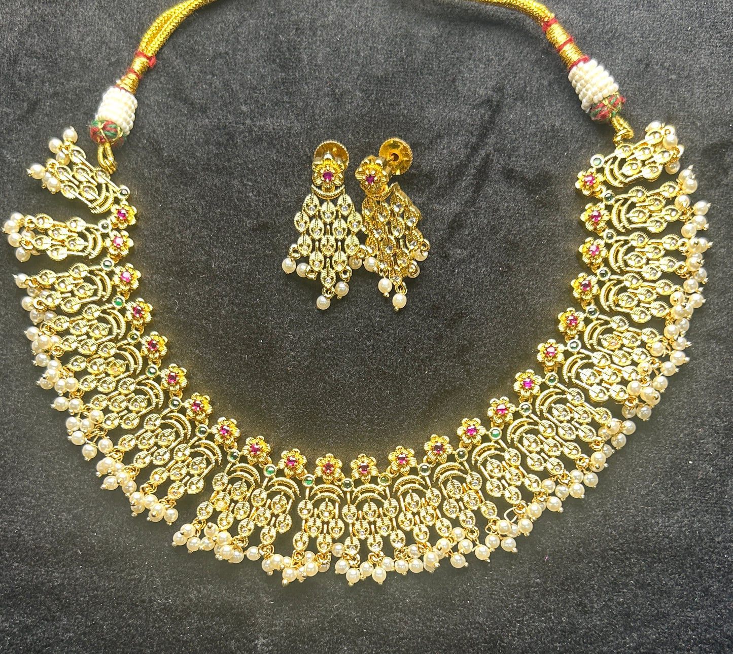 Royal Rajwadi Pearl Haar Set