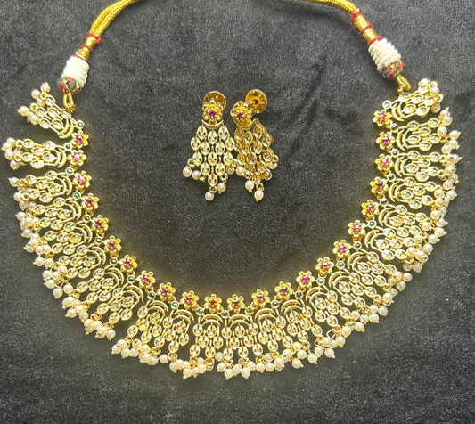 Royal Rajwadi Pearl Haar Set