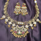 Antique Peacock Motif Necklace Set