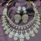 Grand Bridal Diamond Choker with Jhumka Earrings