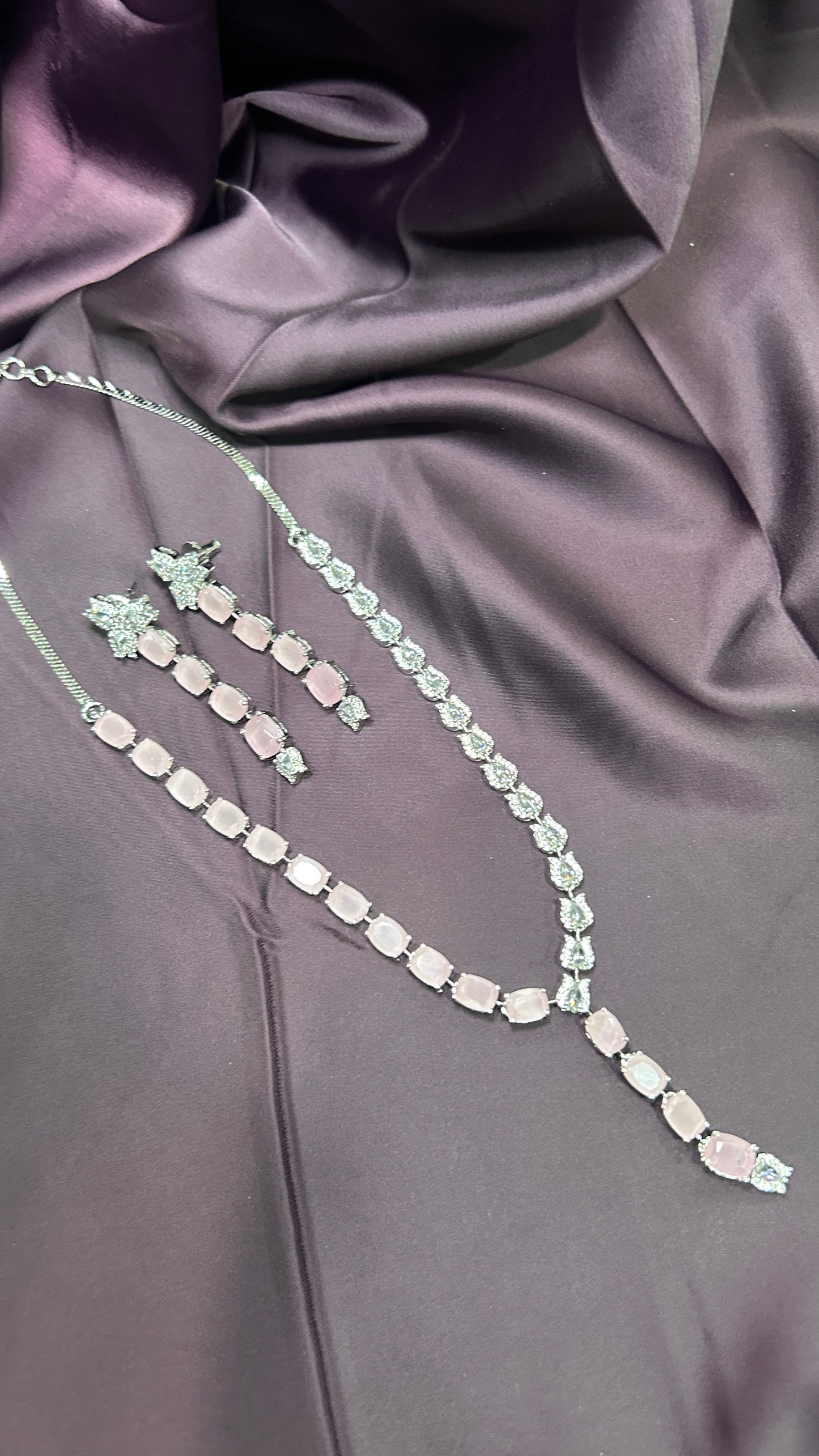 Blush Pink Diamond Long Set