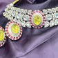 Sunstone Ruby Polki Choker Set