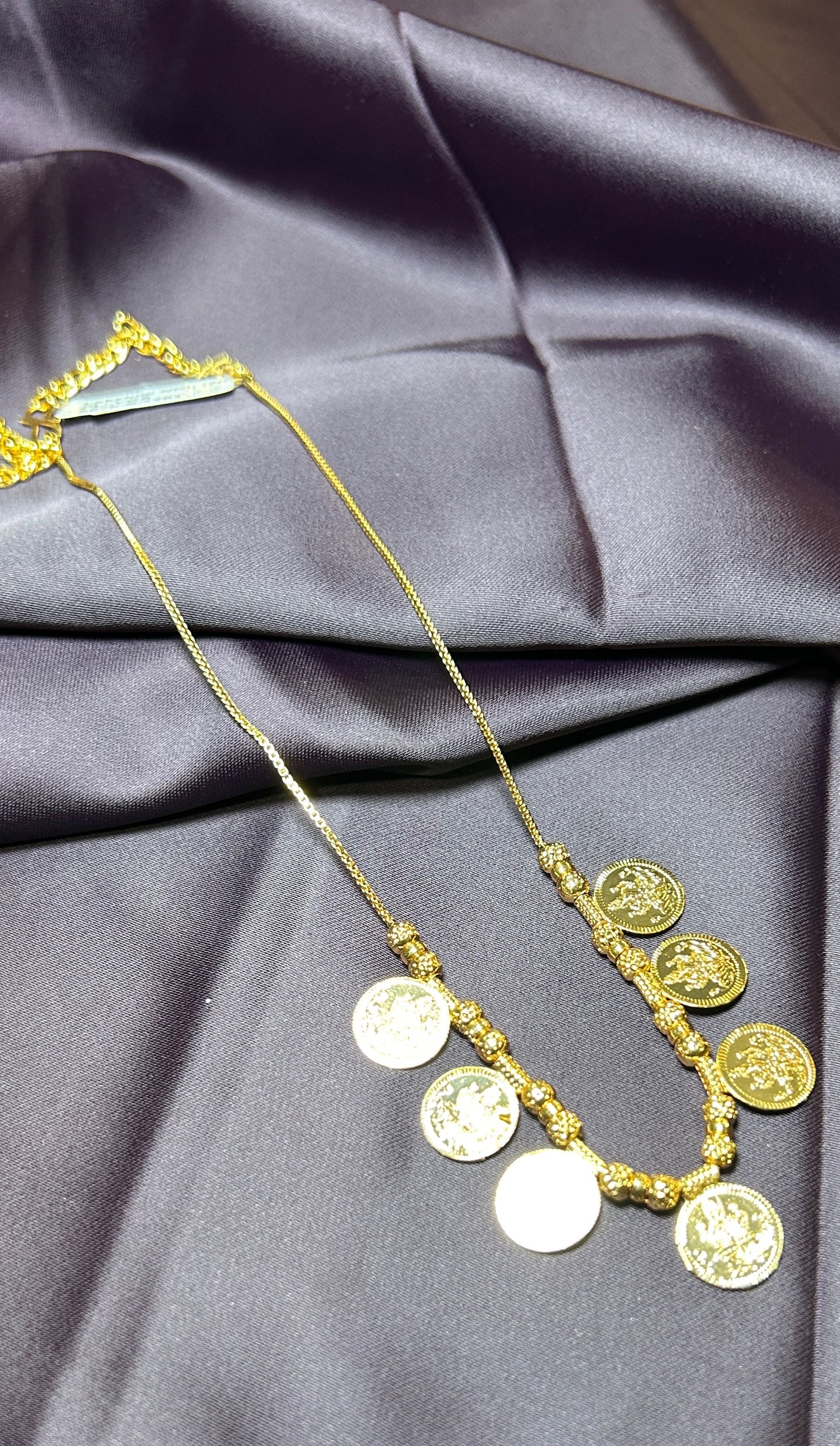Lakshmi Coin Mala Necklace