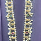 Elegant Pearl & Gold-Tone Temple Necklace