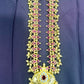 Ruby Temple-Style Haar with Grand Pendant