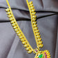 Traditional Temple Necklace with Peacock Motif Pendant