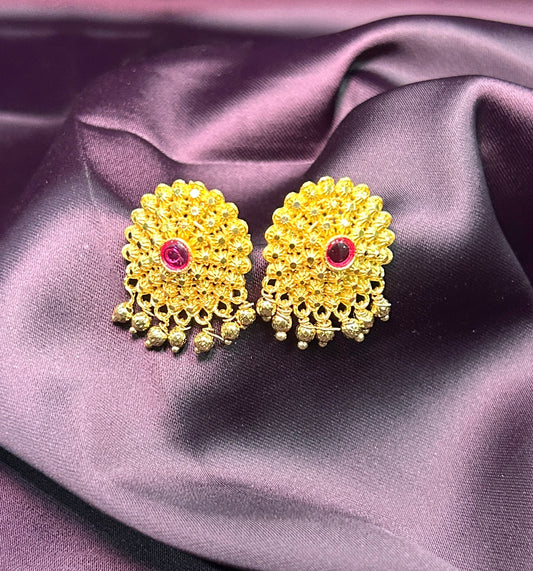 Heritage Gold Ball Earrings