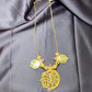 Traditional Pendant Necklace with Coin Motifs