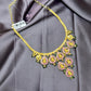 Pink & Green Pear-Shaped Traditional Necklace