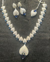 Blue Royale CZ Necklace Set