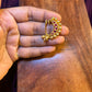 Traditional Maharashtrian Nath – Crescent Elegance in Gold and Ruby