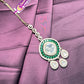Emerald Polki Maang Tikka