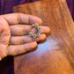 Floral Emerald Maharashtrian Nath – 1 Gram Gold Finish