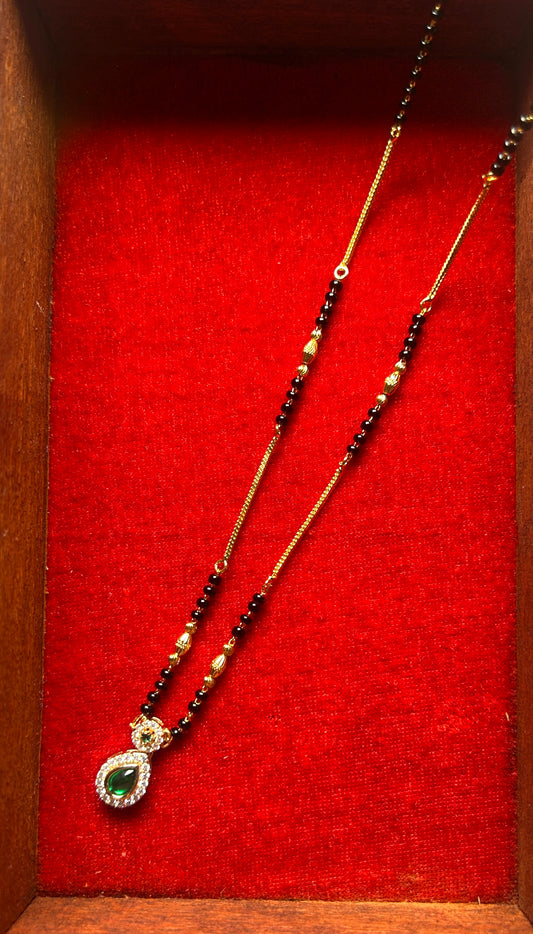 18-Inch Mangalsutra with Kundan Pendant
