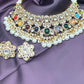 Navratna Polki Pearl Choker Set
