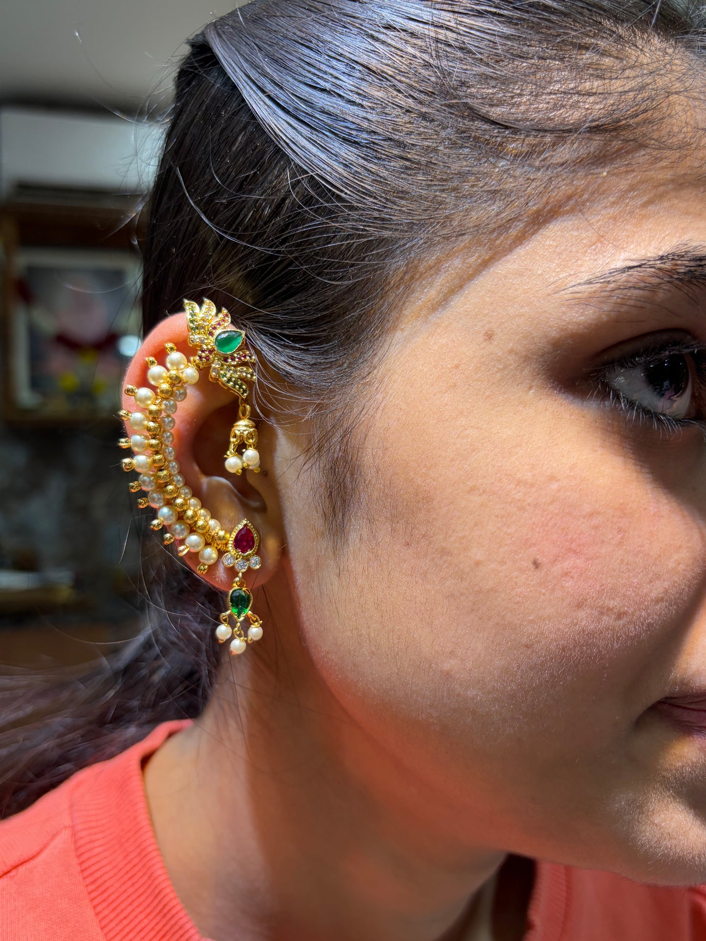 Lotus Ear Cuff