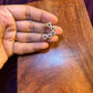Blue Stone Floral Nath – 1 Gram Gold