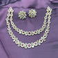 Amethyst Double-Layer Necklace Set