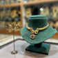 Royal Maharashtrian Peacock Motif Choker Necklace