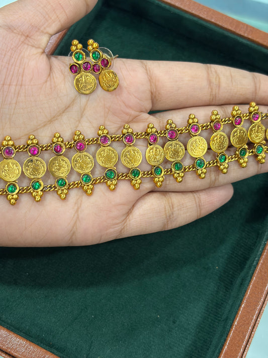 Royal Coin Choker Set