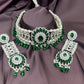 Regal Emerald & Pearl Choker Set