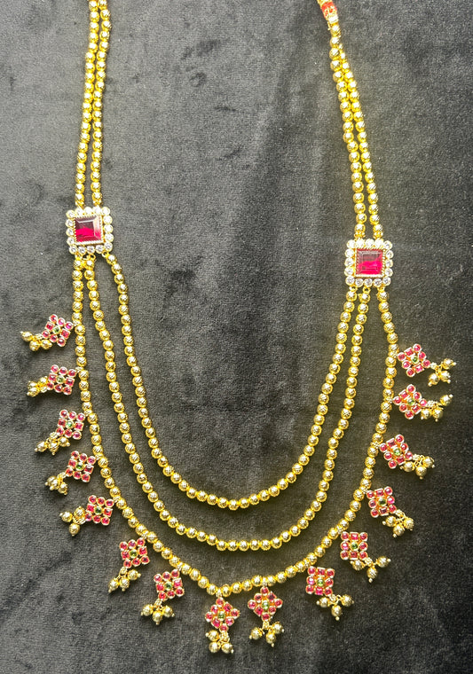 Triveni Beaded Layered Haar